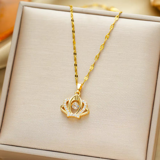 Royal Majesty King’s Crown Pendant Chain