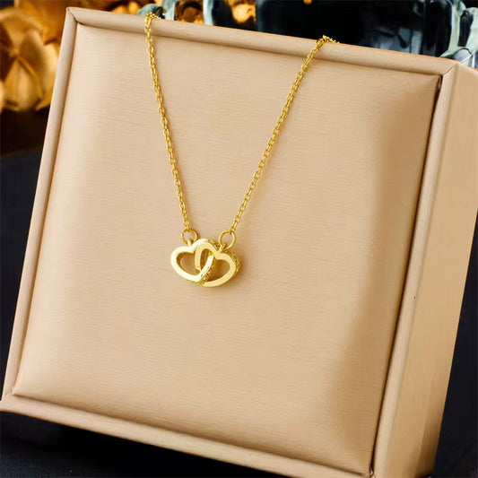 Love Links Heart Pendant Chain