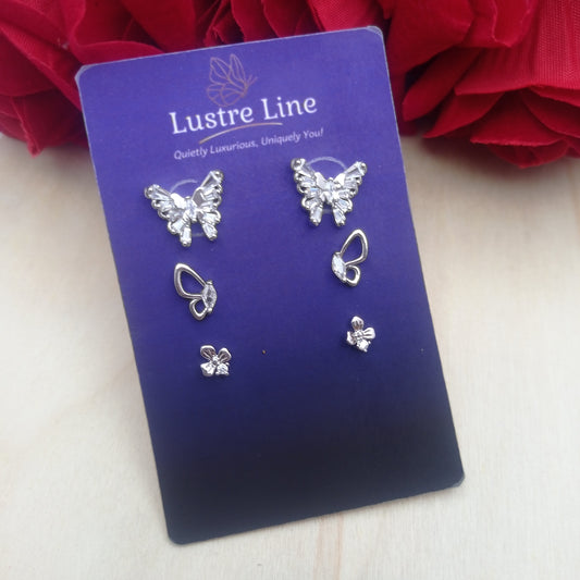 Silver Butterfly Duo