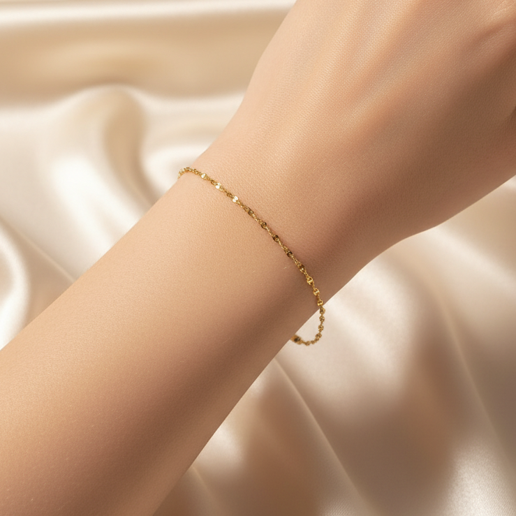 Gypsophila Chain Bracelets