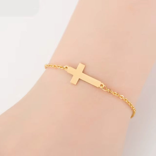 Golden Cross Bracelets