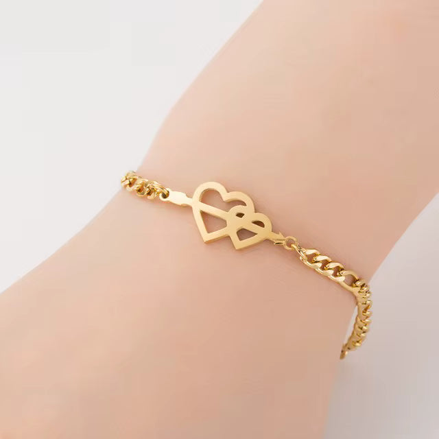 Dual Hearts Bracelets