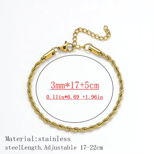 Rope Chain Bracelets