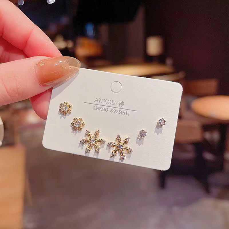 Frosted Snowflake Set