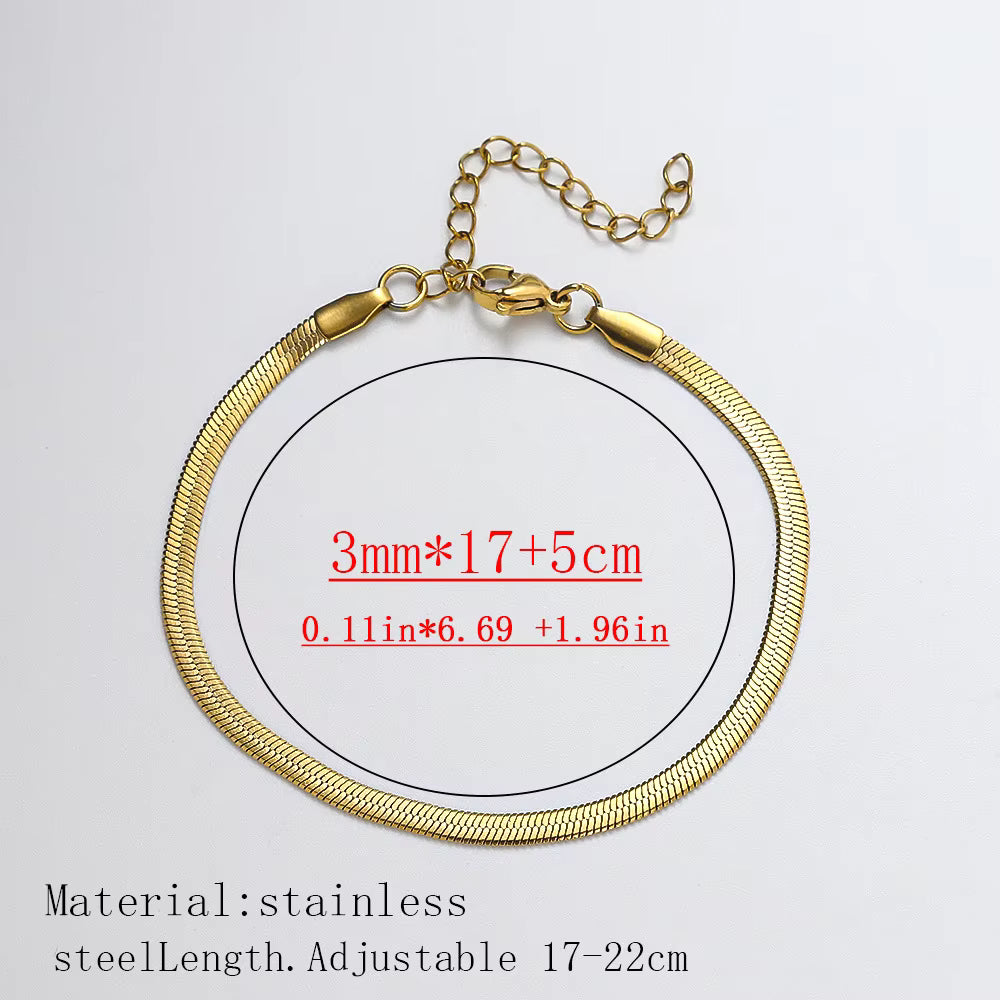 Flat Snake Bracelets