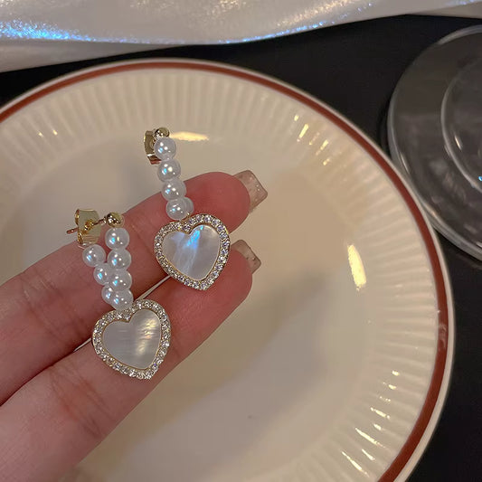 Heart Pearl Drops