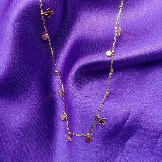 Star and Stone Charm Chain