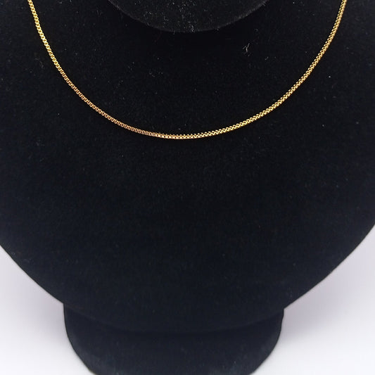 Linked Square Plain Chain