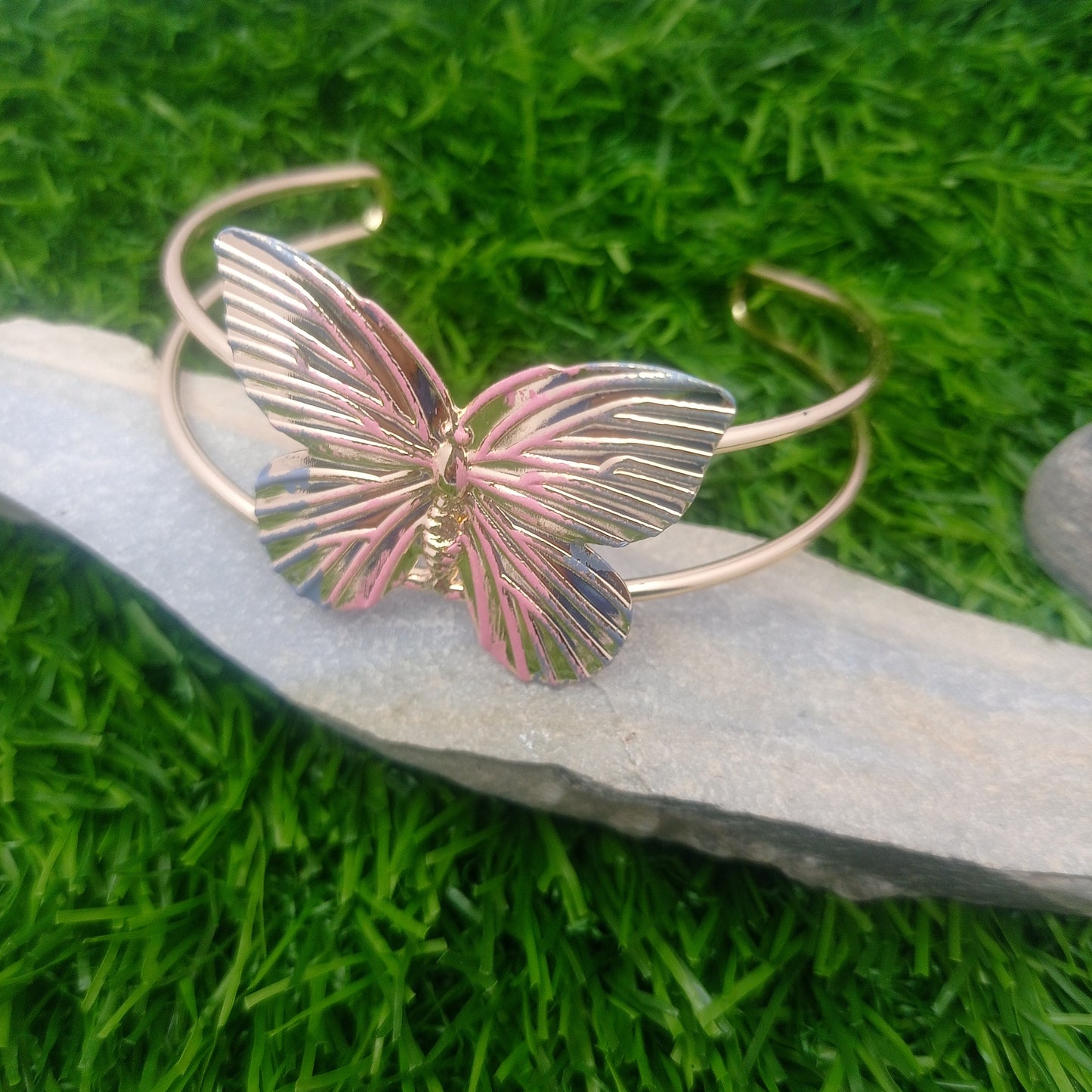 Butterfly Cuff Bangle – Stylish Butterfly Design Open Cuff Bangle