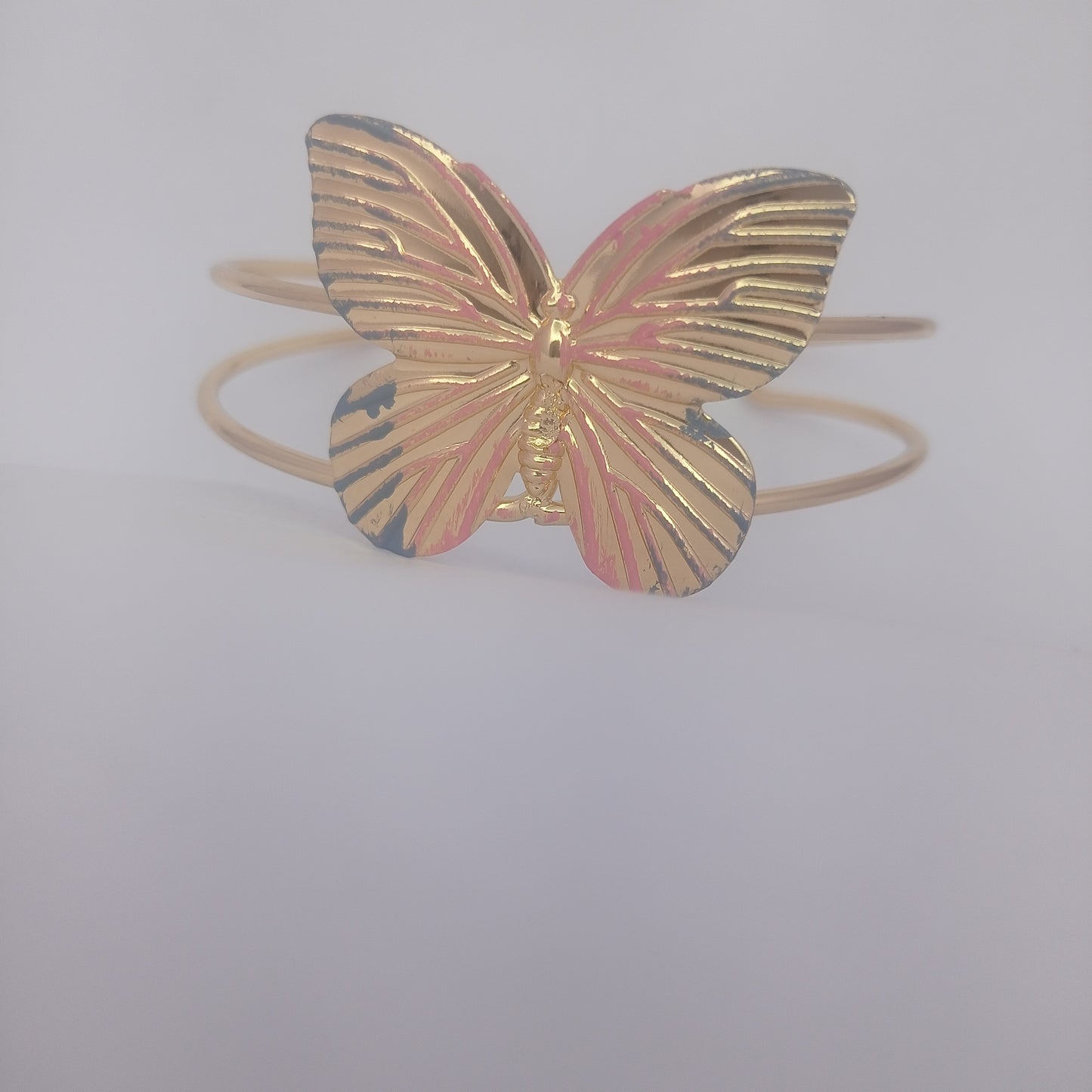 Butterfly Cuff Bangle – Stylish Butterfly Design Open Cuff Bangle