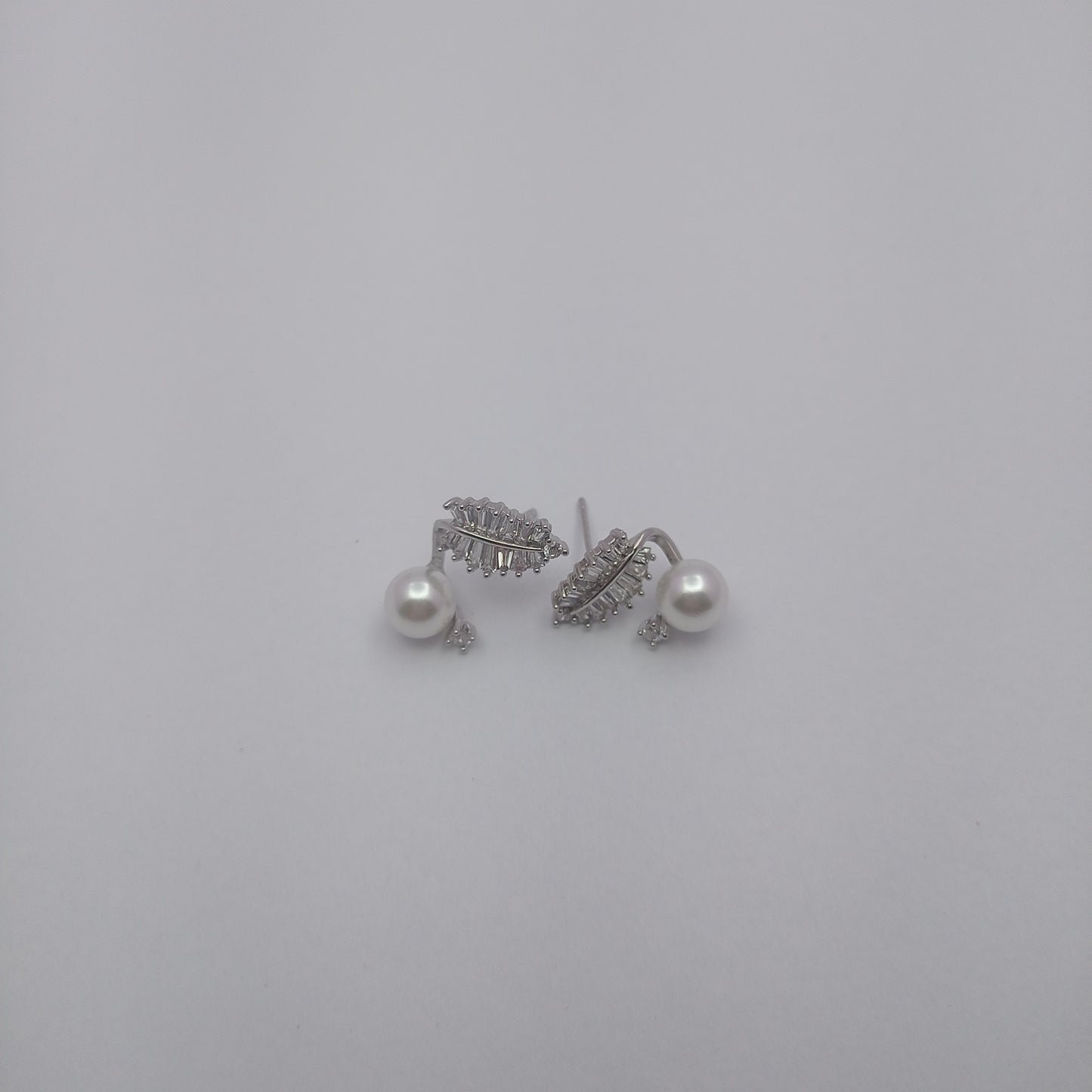 Silver Leaf Earring