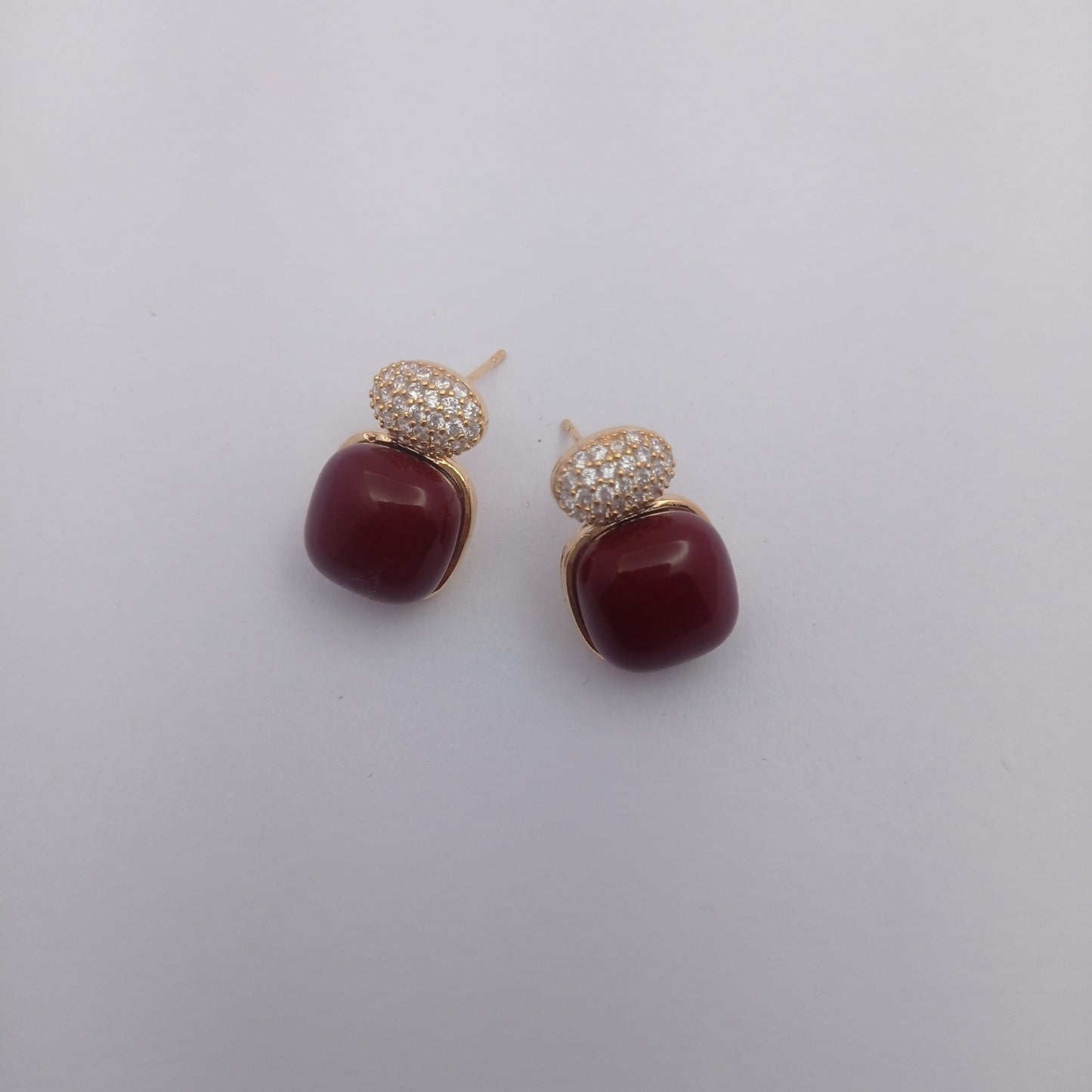 Ruby Pearl Earring