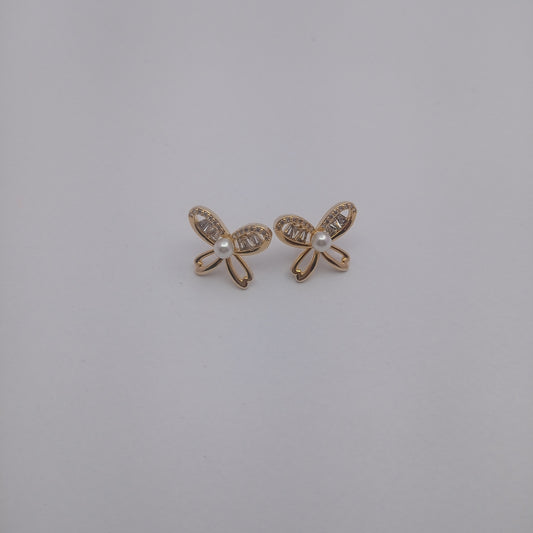 Golden Flutter Earring