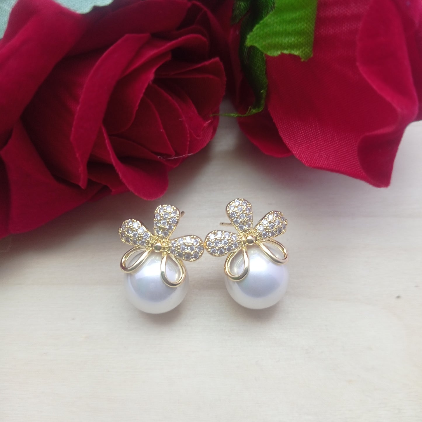 Golden Blossom Earring