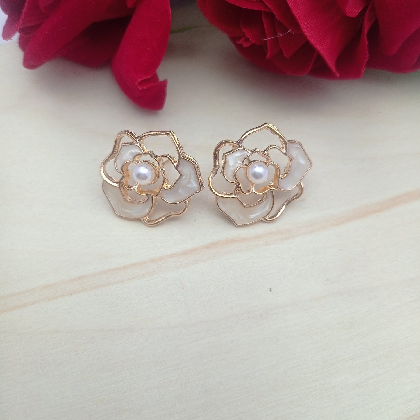 Golden Bloom Earring