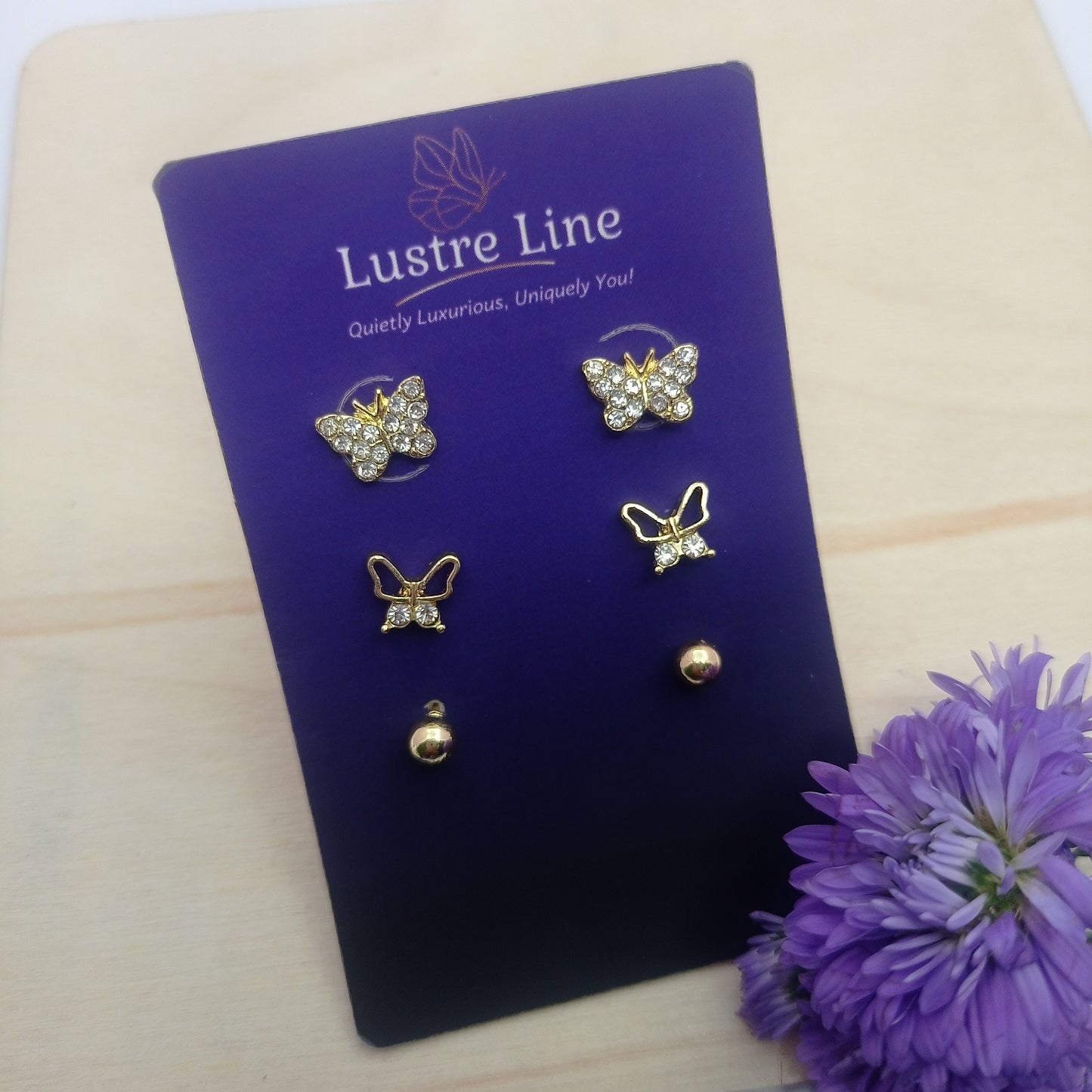 Crystal Butterfly Set