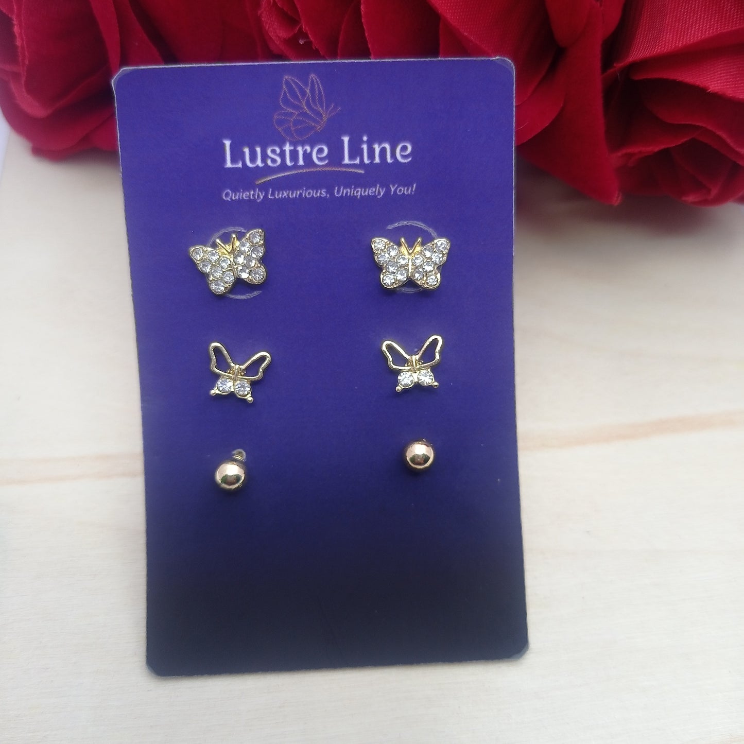 Crystal Butterfly Set