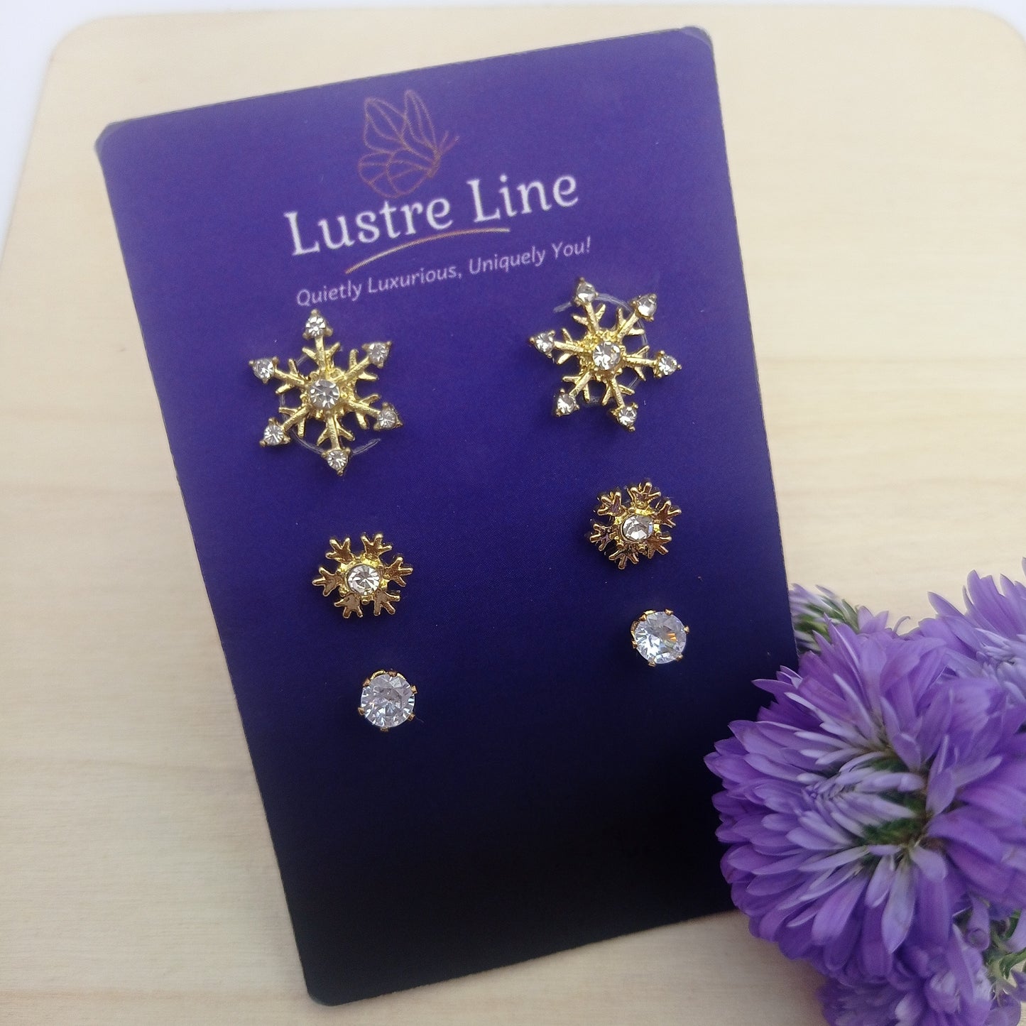 Frosted Snowflake Set