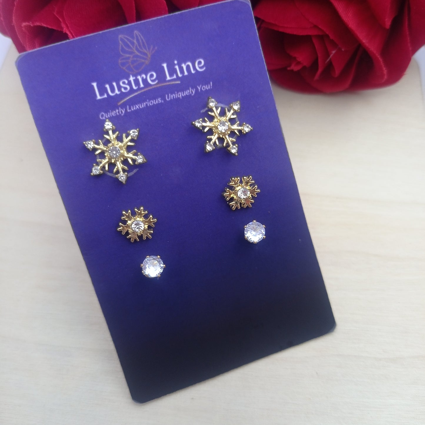 Frosted Snowflake Set