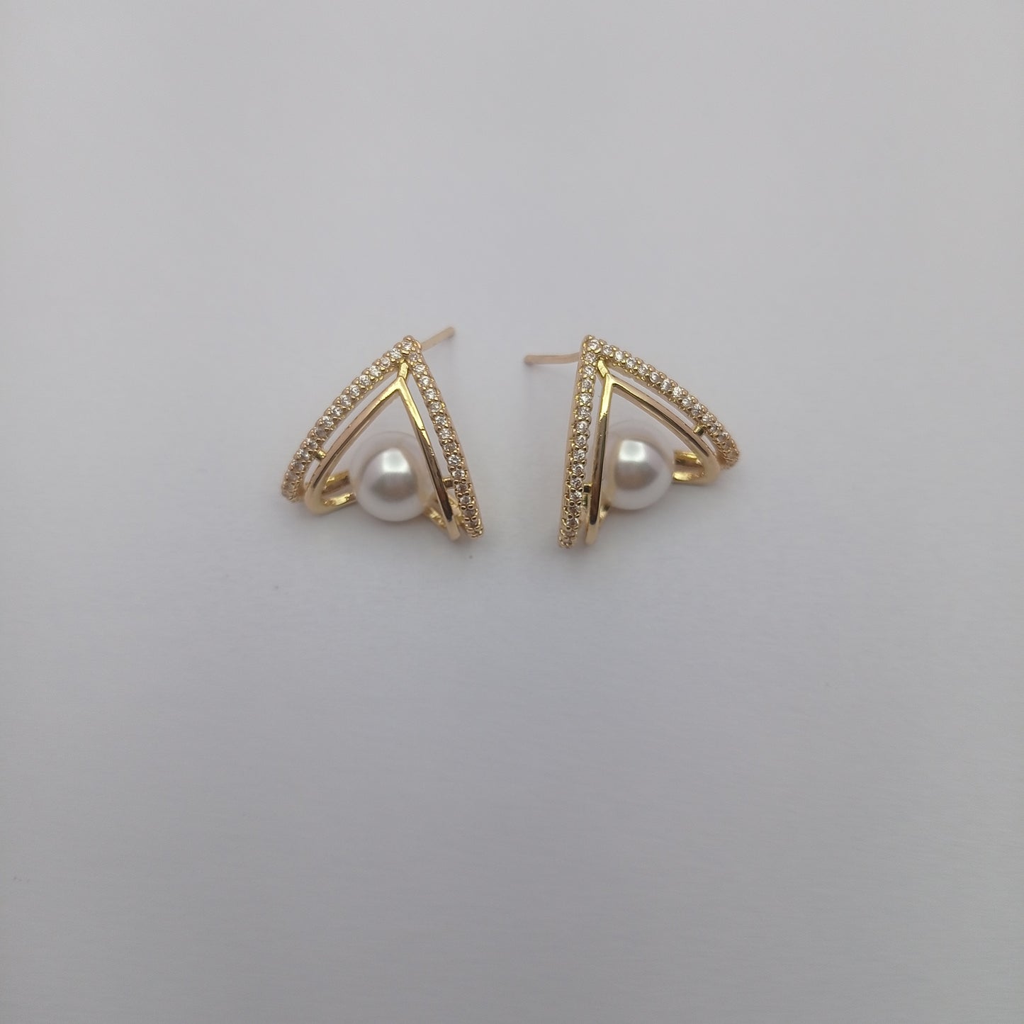 Golden Prism Earring
