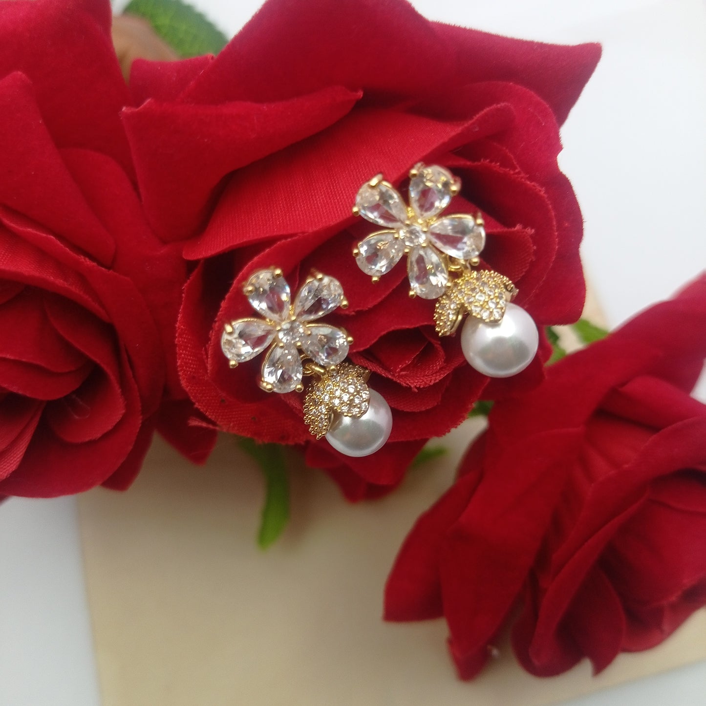Crystal Bloom Earring