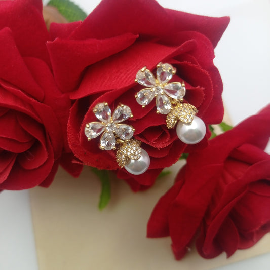 Crystal Bloom Earring