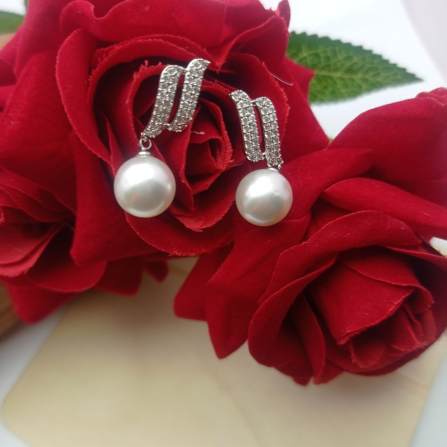 Silver Melody Pearl Earring