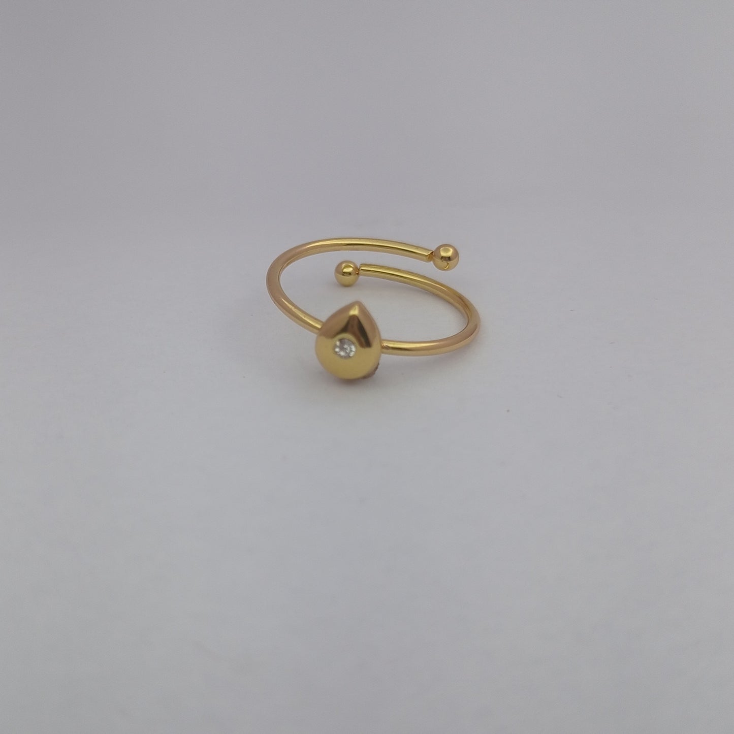 Water Drop Ring – Cute Water Drop Adjustable Ring for Daily Wear