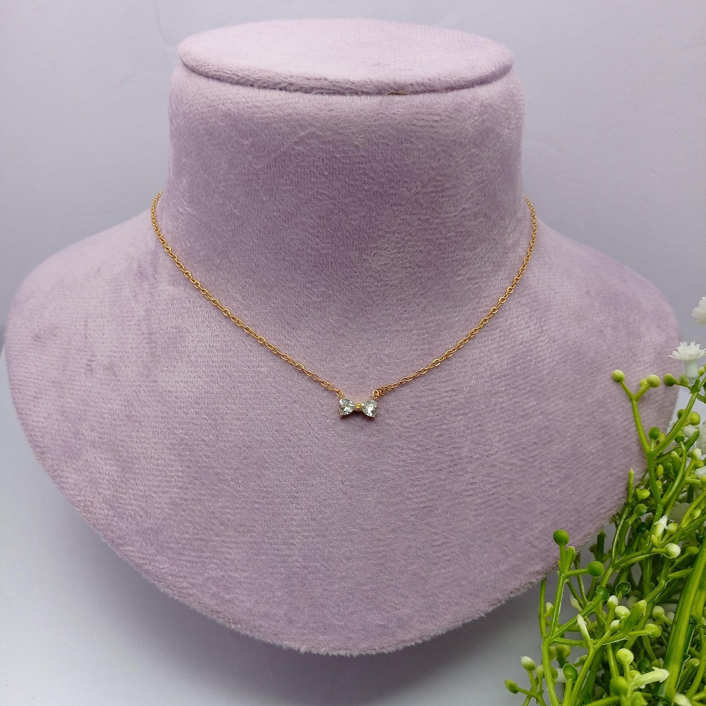 Bow Charm Chain
