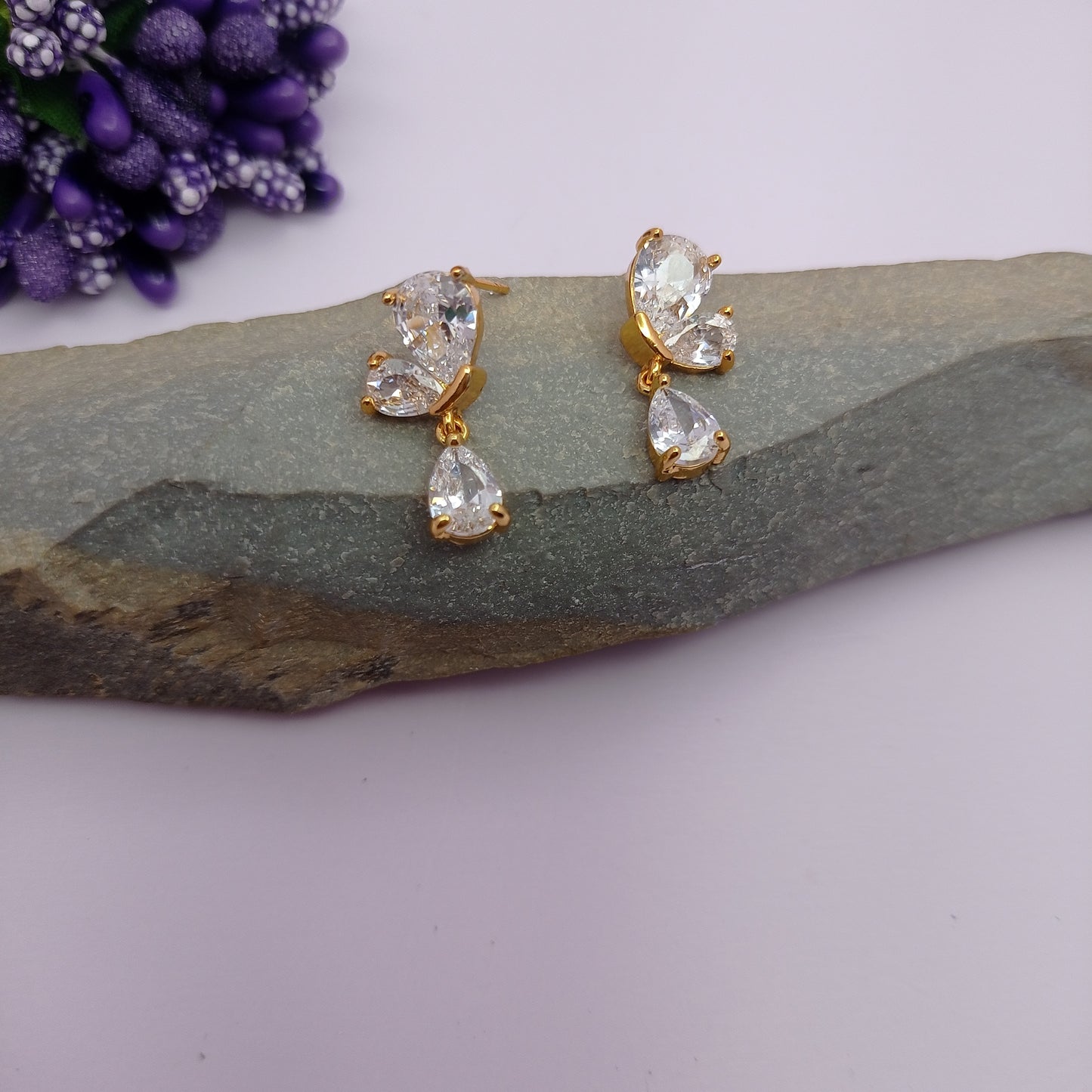 Crystal Wings Earring