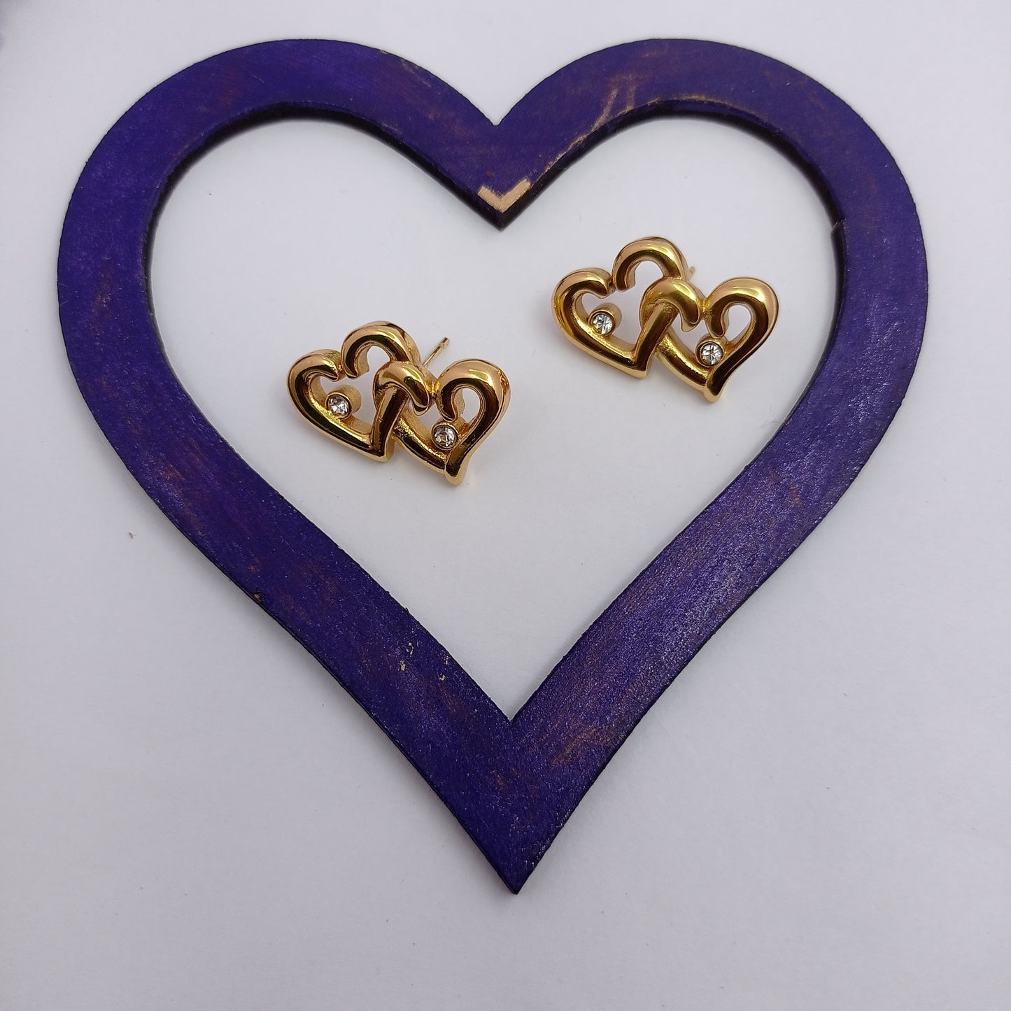 Twin Hearts Earring