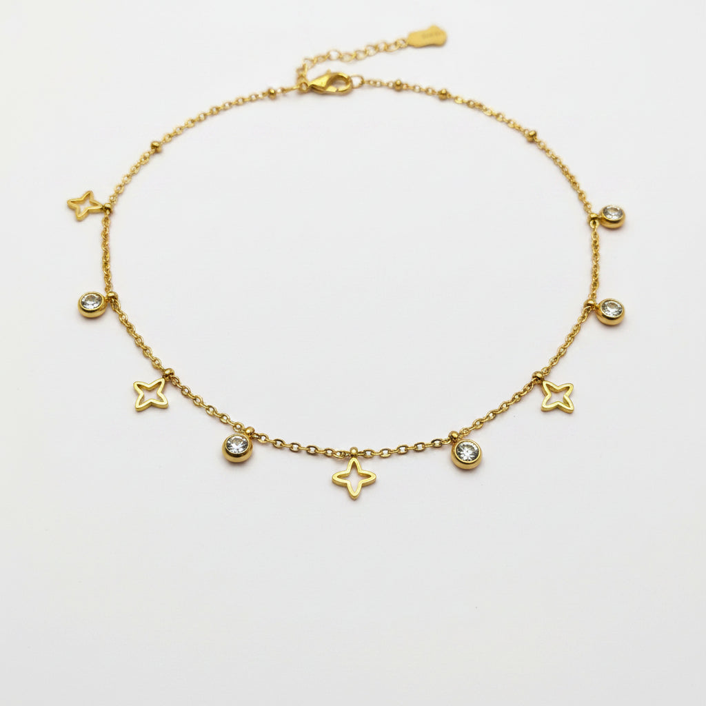 Celeste Star Anklet
