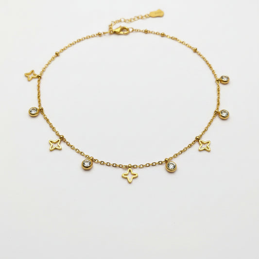 Celeste Star Anklet
