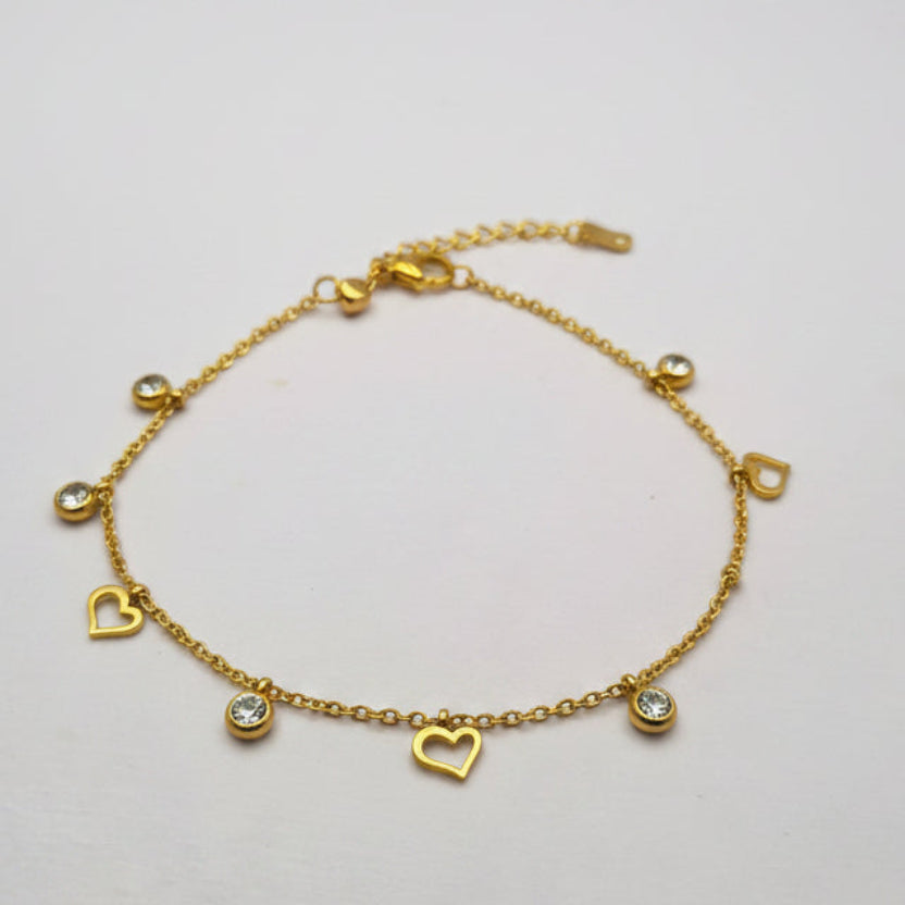 Whispering Heart Anklet