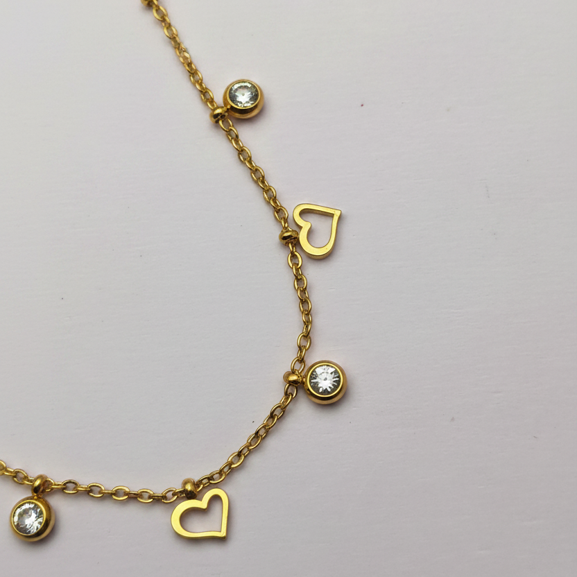 Whispering Heart Anklet