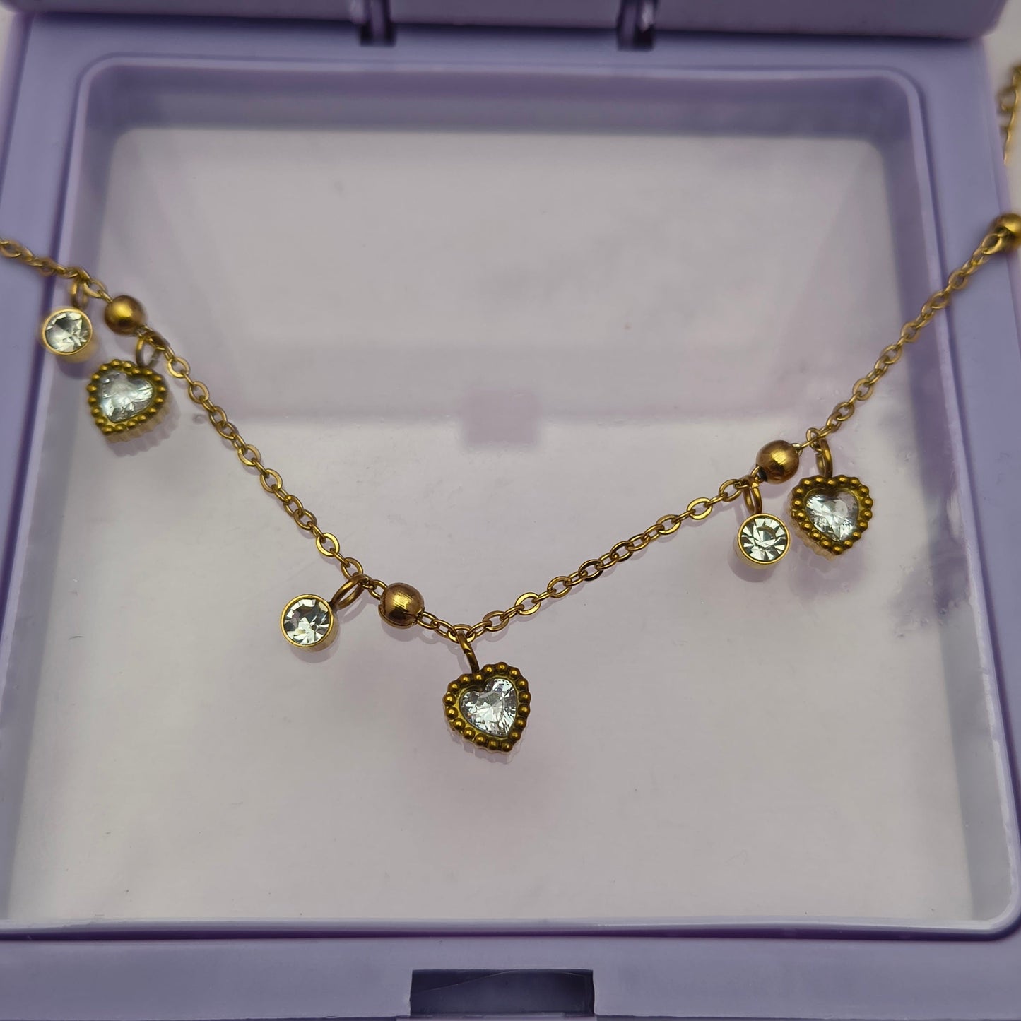 Mini Heart Zircon Bracelet