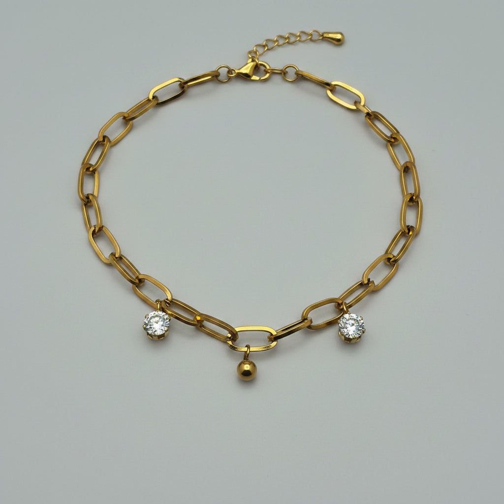 Minimal Chunky Stone Grace Bracelet