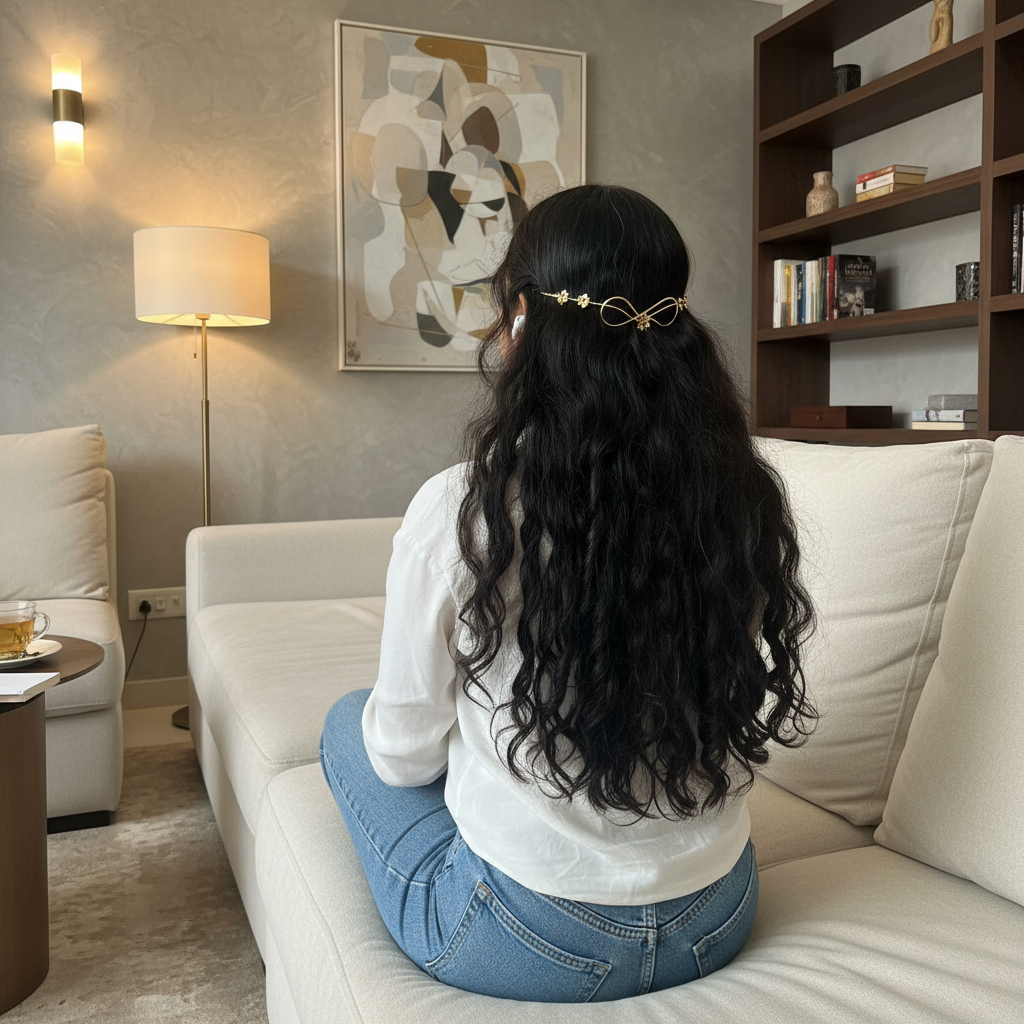 Floral Bow Hair Accessory