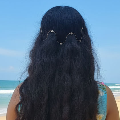 Hexagon Crystal Hair Accessory