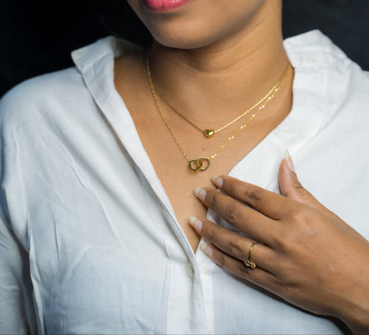 Intertwined Love Pendant Chain