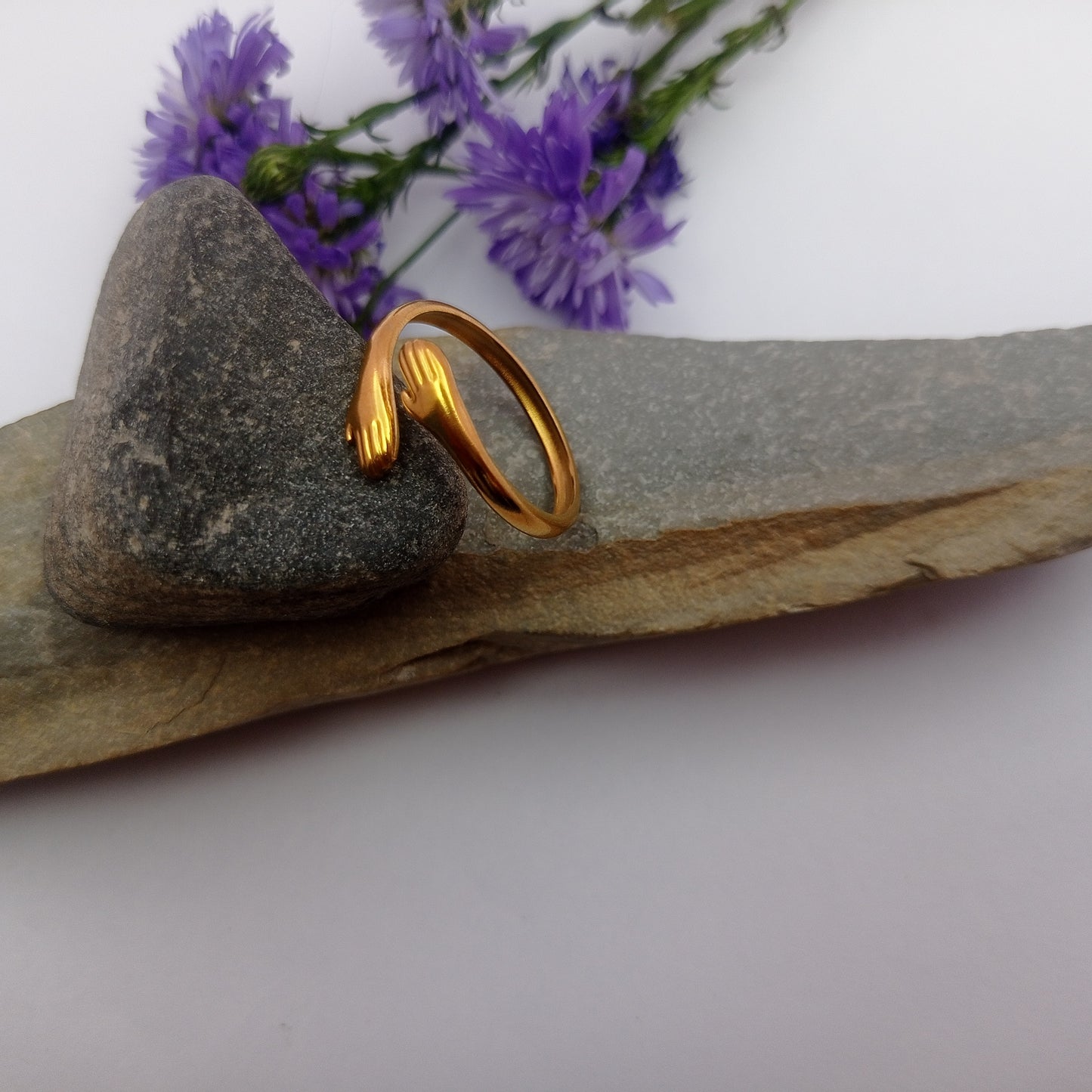 Hug Adjustable Ring – Minimal Hug Adjustable Ring for Women